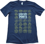 Colorado 14ers Navy T-shirt