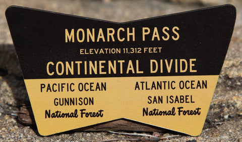 Monarch Pass Sign Magnet