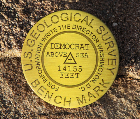 Mount Democrat Summit Marker Magnet